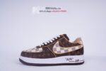 Louis Vuitton Nike Air Force 1 Low Monogram Brown Damier Azur - Image 5