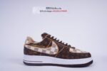 Louis Vuitton Nike Air Force 1 Low Monogram Brown Damier Azur - Image 13