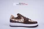 Louis Vuitton Nike Air Force 1 Low Monogram Brown Damier Azur - Image 6