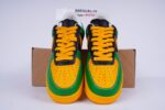 Louis Vuitton Nike Air Force 1 Low By Virgil Abloh Black Green Yellow - Image 3