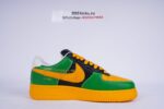 Louis Vuitton Nike Air Force 1 Low By Virgil Abloh Black Green Yellow - Image 6