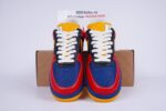 Louis Vuitton Nike Air Force 1 Low By Virgil Abloh Black Red Yellow - Image 3