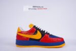 Louis Vuitton Nike Air Force 1 Low By Virgil Abloh Black Red Yellow - Image 6