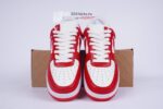 Louis Vuitton Nike Air Force 1 Low By Virgil Abloh White Red - Image 10