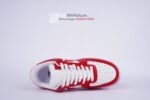 Louis Vuitton Nike Air Force 1 Low By Virgil Abloh White Red - Image 14