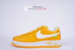 Louis Vuitton Nike Air Force 1 Low By Virgil Abloh Yellow - Image 5