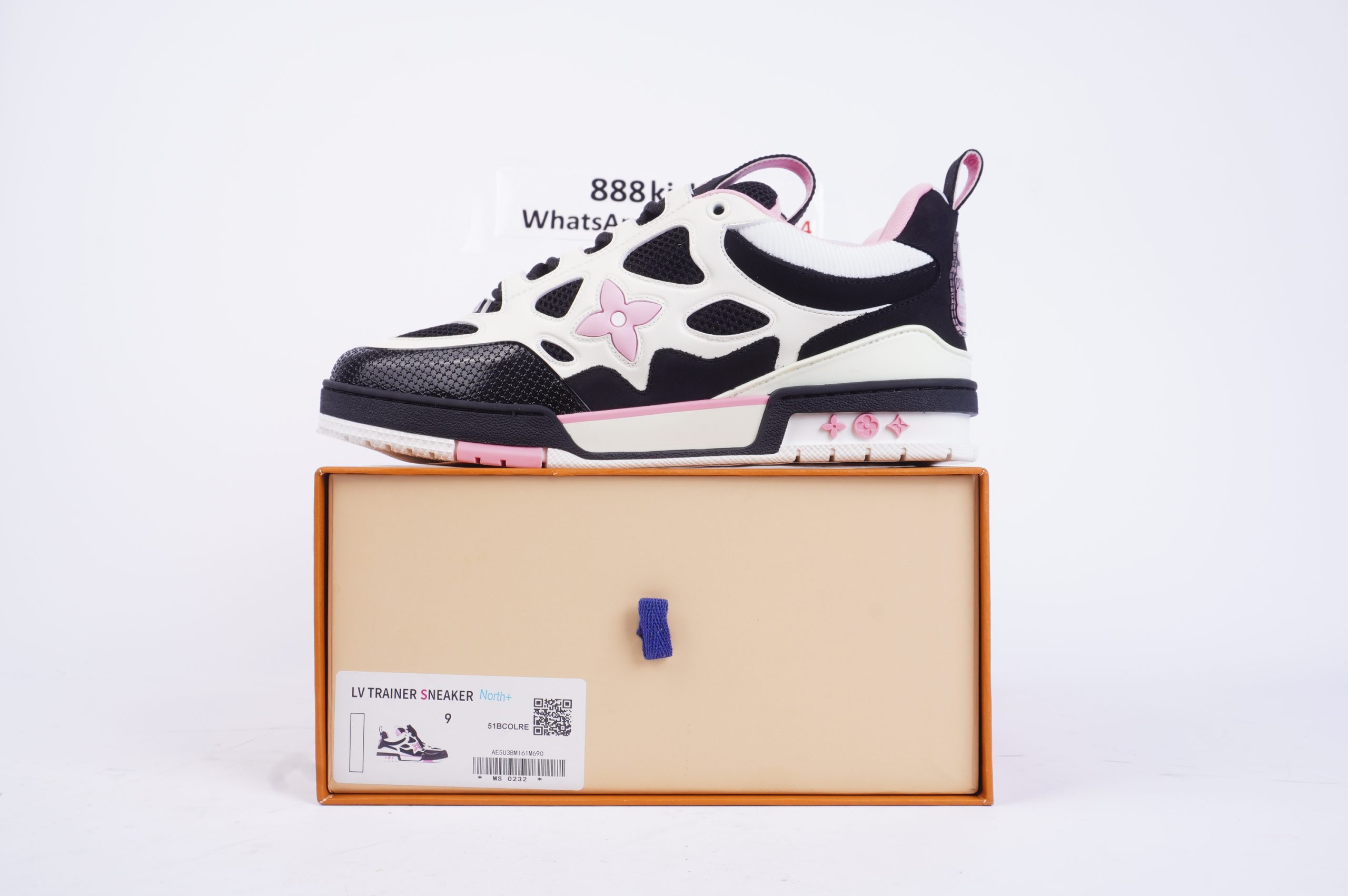 DSC09155-scaled-1 Louis Vuitton LV Skate Sneaker Black&Pink - Image 1