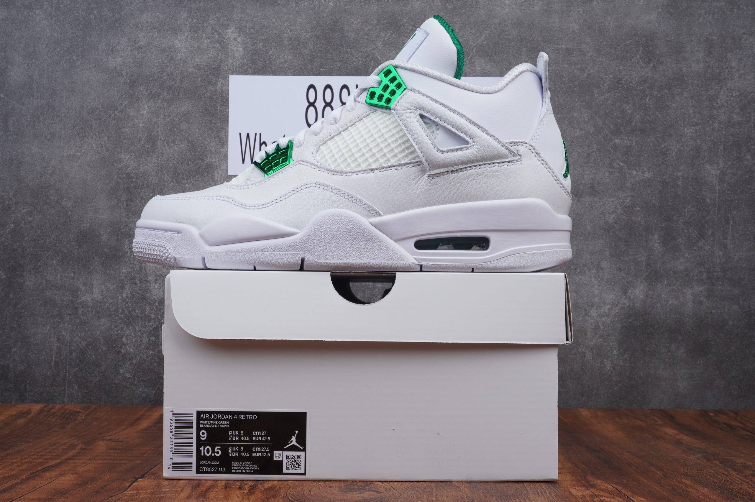 DSC09814-scaled-1 Jordan 4 Retro Metallic Green - Image 1