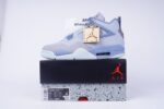 Jordan 4 Retro NCAA P Blue Armure Clr&Metallique - Image 23