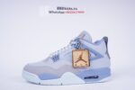 Jordan 4 Retro NCAA P Blue Armure Clr&Metallique - Image 19