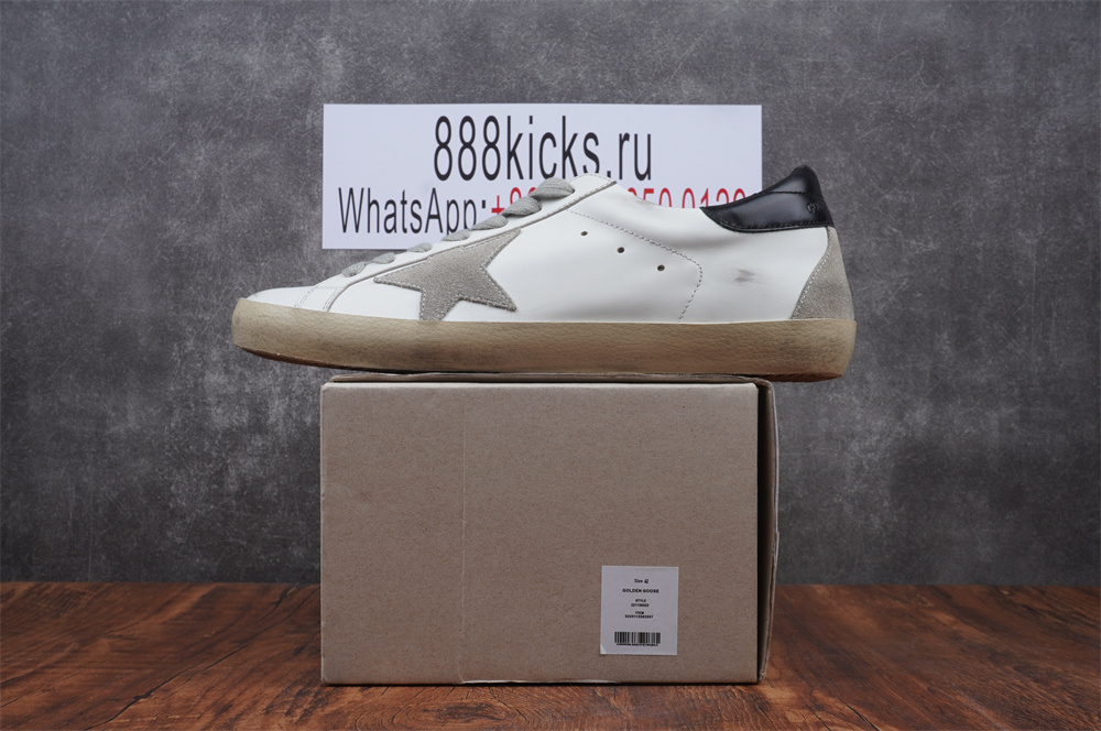 Golden20Goose20Super-Star20White20Black Golden Goose Super-Star White Black - Image 1