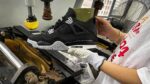 Jordan 4 Retro SE Black Canvas - Image 23