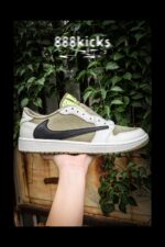 Jordan 1 Retro Low Golf Travis Scott Neutral Olive - Image 30