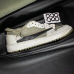 Jordan 1 Retro Low Golf Travis Scott Neutral Olive - Image 100