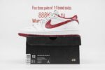 Jordan 1 Retro Low White Varsity Red - Image 10
