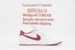 Jordan 1 Retro Low White Varsity Red - Image 15