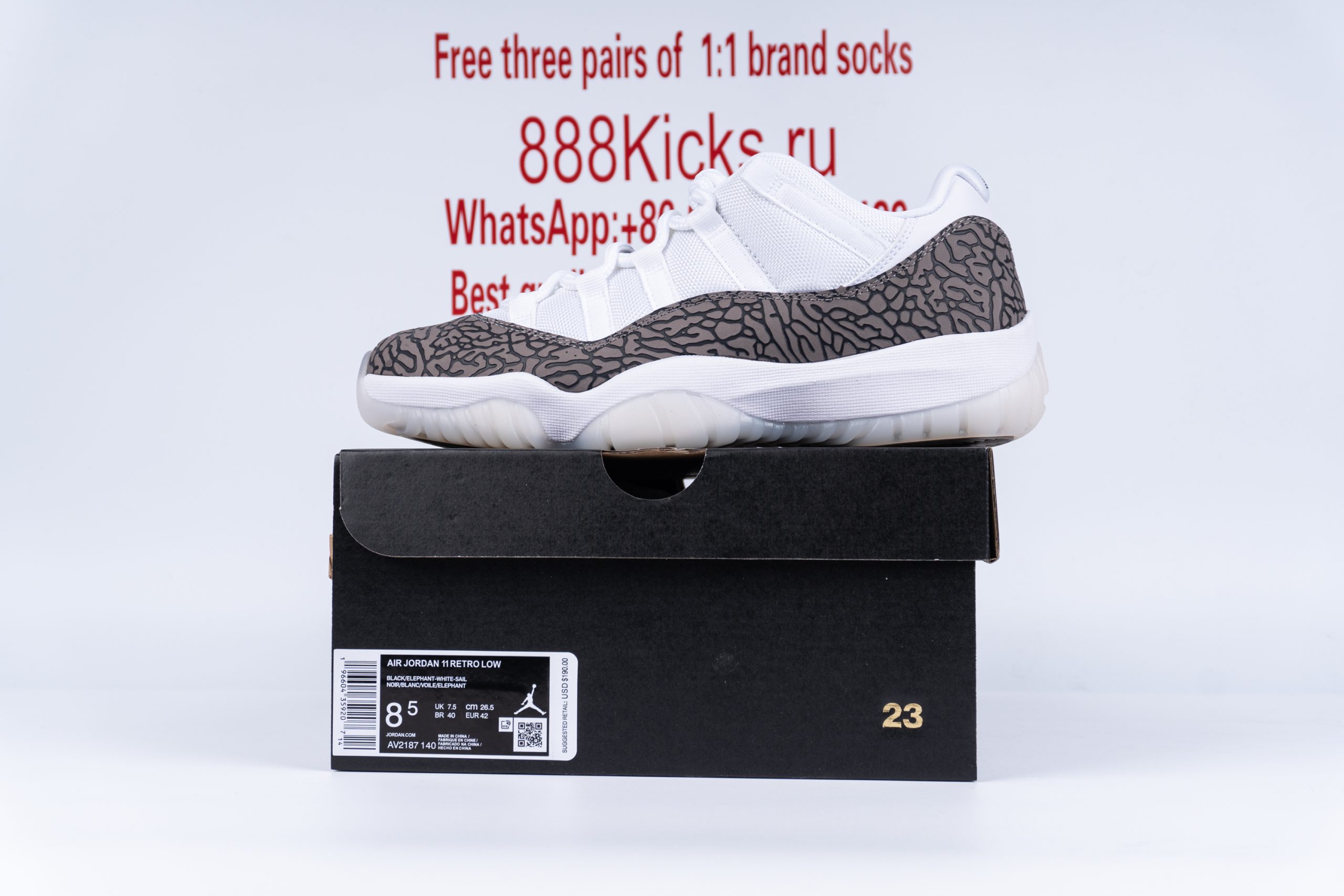 Jordan201120Retro20Low20IE20White20Cement-scaled-1 Jordan 11 Retro Low IE White Cement - Image 1