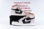 Jordan 1 Retro High Neutral Grey Hyper Crimson - Image 2