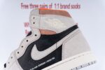 Jordan 1 Retro High Neutral Grey Hyper Crimson - Image 8
