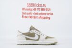Jordan 1 Retro Low Golf Travis Scott Neutral Olive - Image 5