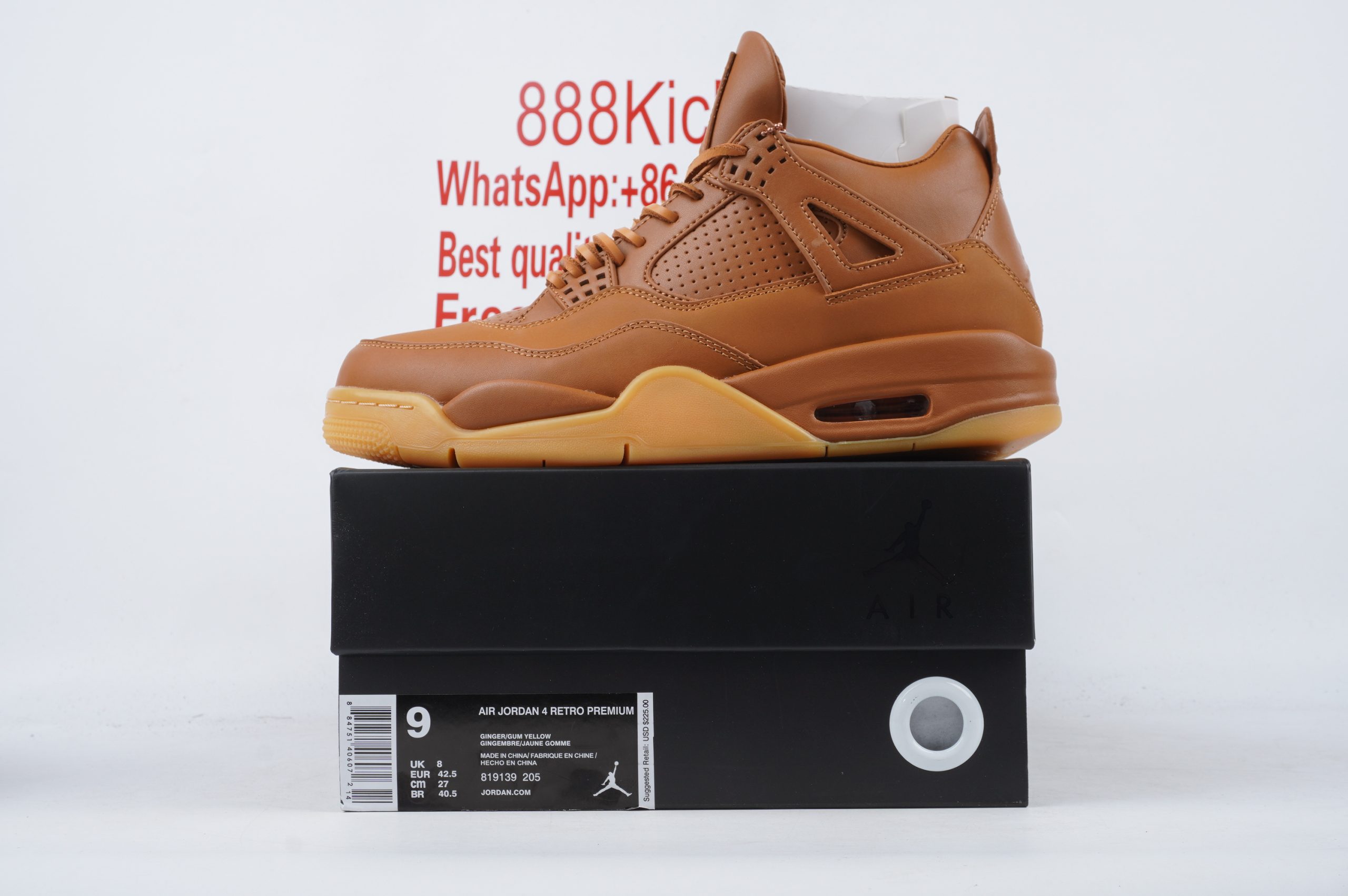 Jordan20420Retro20Ginger20Wheat-scaled-1 Jordan 4 Retro Ginger Wheat - Image 1