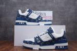 Louis Vuitton LV Trainer Blue White - Image 2