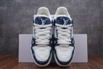 Louis Vuitton LV Trainer Blue White - Image 3