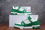 Louis Vuitton LV Trainer Green White - Image 11