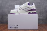 Louis Vuitton LV Trainer White Purple