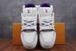 Louis Vuitton LV Trainer White Purple - Image 3