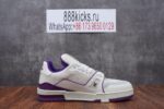 Louis Vuitton LV Trainer White Purple - Image 21
