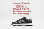 NIKE DUNK LOW BLACK GREY GREEN STRIKE - Image 5