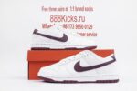 Nike Dunk Low Retro White Night Maroon - Image 2