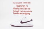 Nike Dunk Low Retro White Night Maroon - Image 14