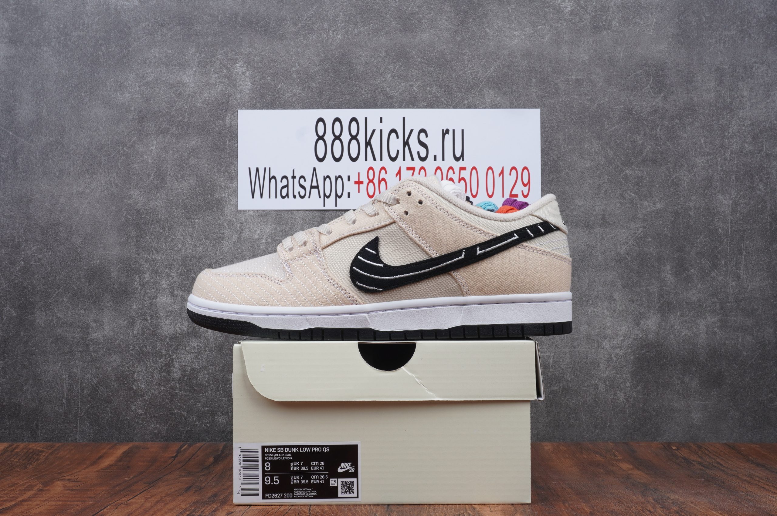 Nike-SB-Dunk-Low-Albino-Preto-scaled-1 Nike SB Dunk Low Albino Preto - Image 1
