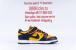 Nike Dunk Low Off-White University Gold Midnight Navy - Image 15