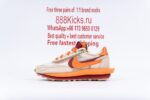 Nike LD Waffle Sacai CLOT Kiss Of Death Net Orange Blaze - Image 16