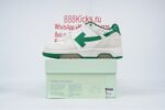 OFF-WHITE Out Of Office  Low Tops White Green 2021 - Image 10