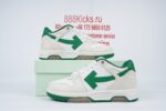 OFF-WHITE Out Of Office  Low Tops White Green 2021 - Image 2