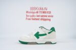 OFF-WHITE Out Of Office  Low Tops White Green 2021 - Image 14