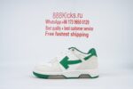 OFF-WHITE Out Of Office  Low Tops White Green 2021 - Image 5