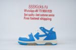 OFF-WHITE Out Of Office Low Tops Blue White - Image 14