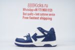 OFF-WHITE Out Of Office Low Tops Dark Blue White - Image 14