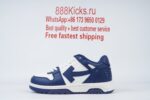 OFF-WHITE Out Of Office Low Tops Dark Blue White - Image 5