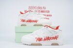 OFF-WHITE Out Of Office Low Tops For Walking White White Red FW21 - Image 11