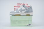 OFF-WHITE Out Of Office Low Tops Grey White