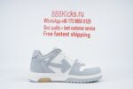 OFF-WHITE Out Of Office Low Tops Grey White - Image 6
