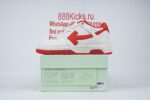 OFF-WHITE Out Of Office Low Tops White Red