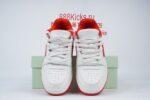 OFF-WHITE Out Of Office Low Tops White Red - Image 12