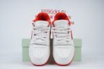 OFF-WHITE Out Of Office Low Tops White Red - Image 3